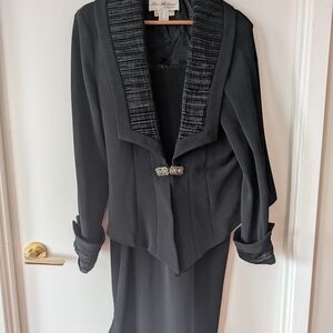 Lori Weidner Black Formal Suit Set